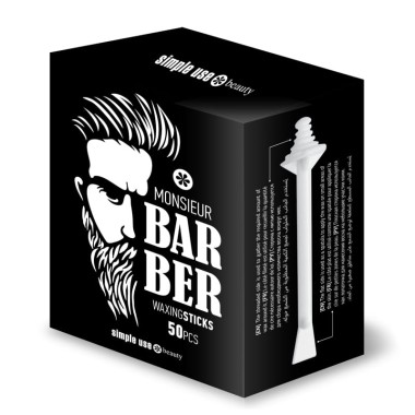 Monsieur Barber Patyczki do depilacji nosa i uszu 50 szt.
